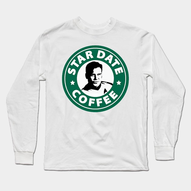 STAR DATE COFFEE Long Sleeve T-Shirt by ShawnaMac